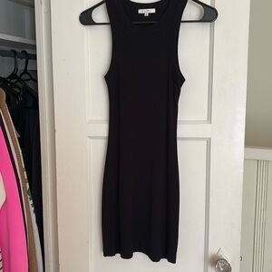 Z Supply Black fitted ribbed dress